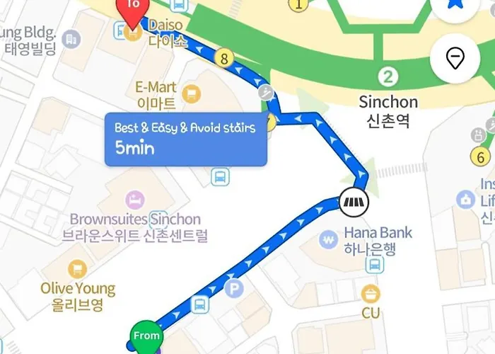 Apartamento The Nearest To Sinchon Station Line 2 - Spacious Modern