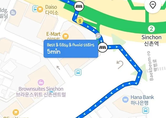 The Nearest To Sinchon Station Line 2 - Spacious Modern Seúl