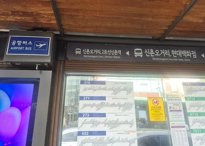 The Nearest To Sinchon Station Line 2 - Spacious Modern *