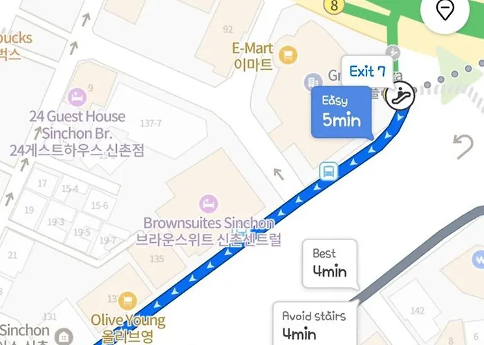 The Nearest To Sinchon Station Line 2 - Spacious Modern * Seúl